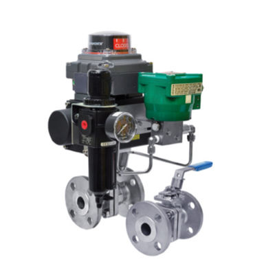 ASME B16.34 Mặt bích mềm được kết nối Van bi có giắc cắm
