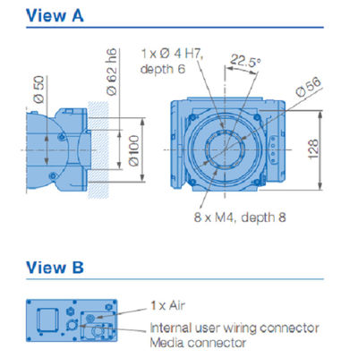 Tay hàn 2.0KVA 2010mm 6 trục Cánh tay robot Yaskawa