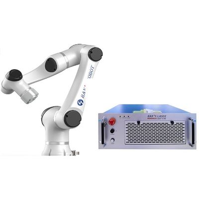 350W 10kg Trọng tải 1m / S 6 Trục Cánh tay robot Cnc hợp tác với máy hàn laser