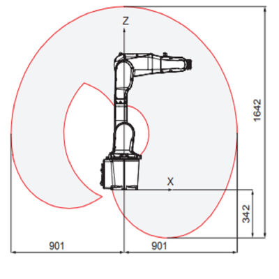 ABB IRB1200 của cánh tay robot 6 trục với linh hoạt và chức năng như robot công nghiệp nhỏ để hàn và tay