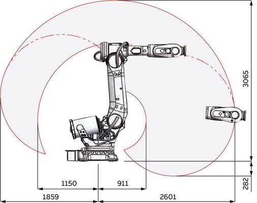 ABB IRB 6700 Tải trọng 200kg Cánh tay hàn rô bốt 6 trục