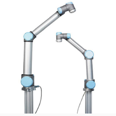 Robot cộng tác UR3 với 6 trục và tối đa đạt 550m và tải trọng 3kg đối với robot hàn mig