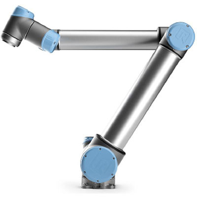 Robot cộng tác UR3 với 6 trục và tối đa đạt 550m và tải trọng 3kg đối với robot hàn mig