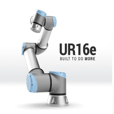 Robot hợp tác UR16e với cobot 6 trục và tối đa đạt 900mm và tải trọng 16kg đối với robot hàn mig