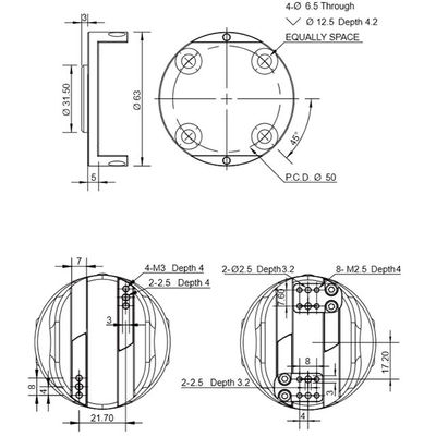 Bộ gắp robot thương hiệu Trung Quốc DH-ROBOTICS PGC-50 Bộ gắp song song hợp tác