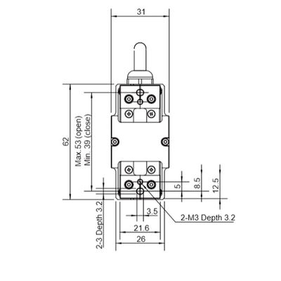 Máy gắp rô bốt thương hiệu nổi tiếng của Trung Quốc DH-ROBOTICS PGE-5 cho cánh tay rô bốt 6 trục của Máy gia công