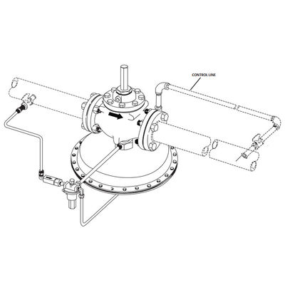 van điều chỉnh áp suất FISHER 99 van điều chỉnh khí