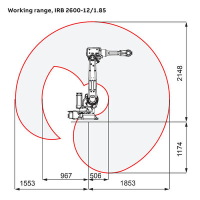 ABB IRB2600 Cánh tay robot công nghiệp 6 trục Robot hàn tự động