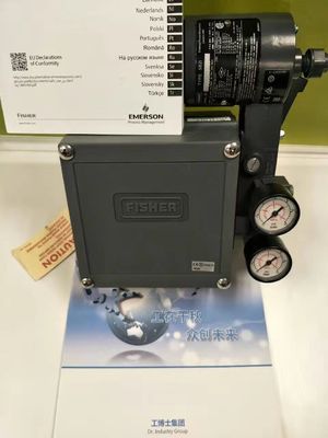 Bộ định vị van khí nén Fisher3582 với cụm van điều khiển thân trượt