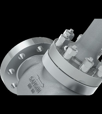 Van cầu Samson 3251 kết hợp với bộ truyền động để điều chỉnh tốc độ dòng chảy hoặc nhiệt độ