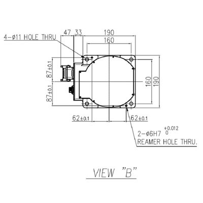 HH4L 6 trục Trọng tải 4kg Đạt độ chính xác cao 1131mm Độ chính xác cao Máy lắp ráp linh hoạt cao Robot xử lý vật liệu
