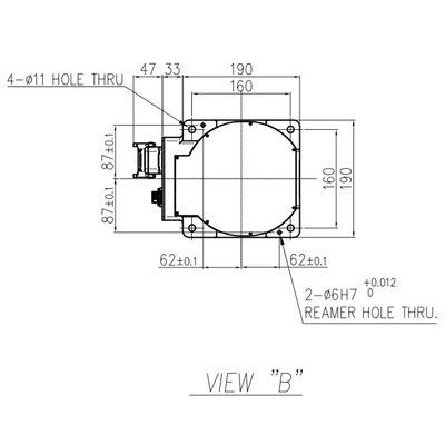 HH7 Trọng tải 7kg Tầm với 932mm 6 trục Độ chính xác cao Độ tin cậy cao Máy lắp ráp Robot xử lý vật liệu