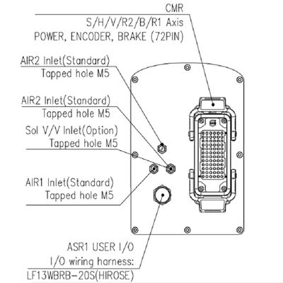 HH8 Trọng tải 8kg Tầm với 832mm 6 trục Độ chính xác cao Máy lắp ráp tốc độ cao Robot xử lý vật liệu