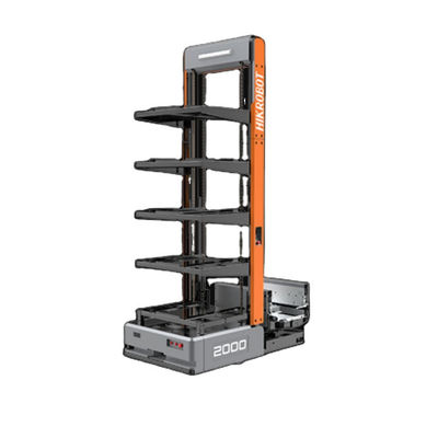 Robot xe nâng điều hướng tầm nhìn 600mm / S cho dịch vụ hậu cần