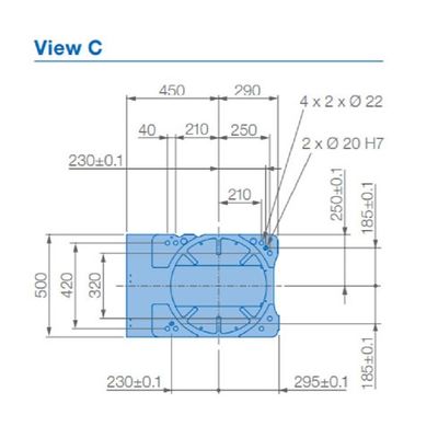Cánh tay robot 6 trục GP225 Trọng tải 225kg Tầm với 2702mm Robot đưa vật liệu