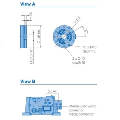 Cánh tay robot 6 trục GP110 Tải trọng 110kg Tầm với 2236mm để bàn giao vật liệu