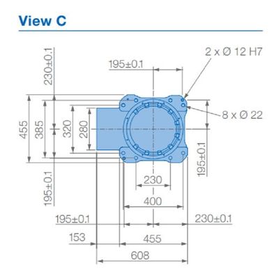 Cánh tay robot 6 trục GP110 Tải trọng 110kg Tầm với 2236mm để bàn giao vật liệu