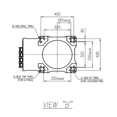 Máy phay cánh tay robot 6 trục Trọng tải 50kg Tầm với 2239mm HH050 Với Robot phay điều khiển Hi5a-S60