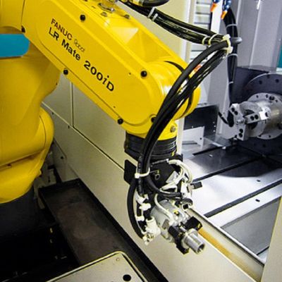 Tải trọng 7kg Tầm với 717mm LR Mate 200iD Chọn và Đặt Cánh tay Robot