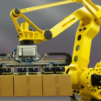 4 trục Tải trọng 185kg Tầm với 3143mm M-410iC185 Robot xếp dỡ