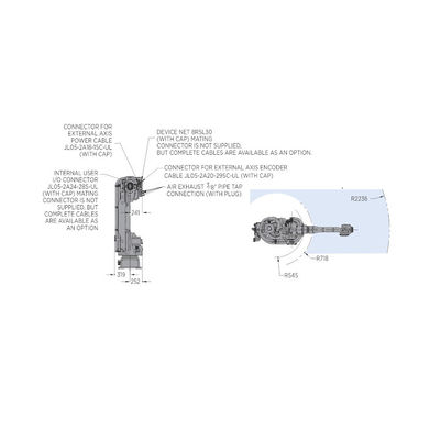 Cánh tay robot 6 trục với robot công nghiệp GP88 88KG cho máy chọn và đặt