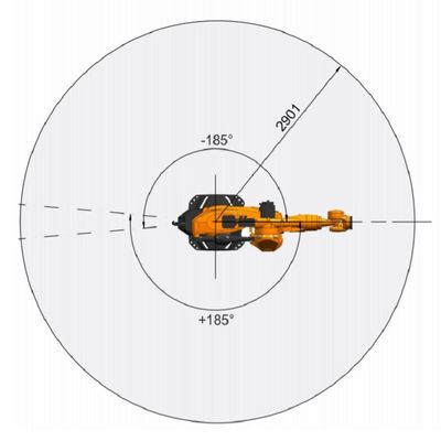 KR 270 R2900 Ultra K Trọng tải 270kg Đạt 2901mm Robot hàn điểm 6 trục