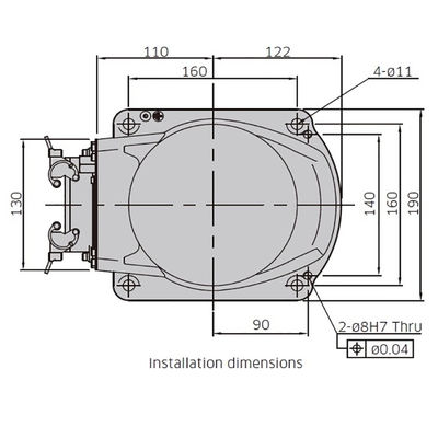 RS007N Trọng tải 7kg Tầm với 730mm 6 trục Robot xử lý thiết kế nhỏ gọn tốc độ cao