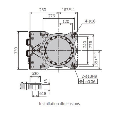 RS010L Trọng tải 10kg Đạt 1925mm 6 trục Robot đóng gói thiết kế nhỏ gọn tốc độ cao