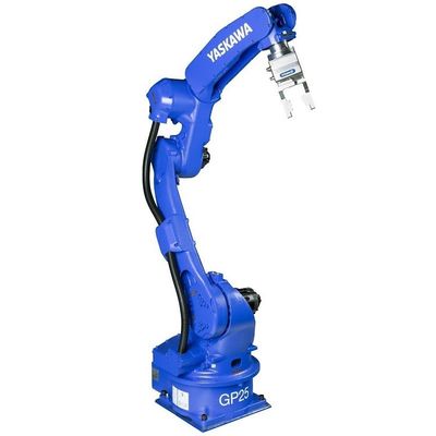 Robot công nghiệp GP25 với tải trọng 25KG và bộ điều khiển robot YRC1000 làm bộ phận thiết bị xử lý vật liệu