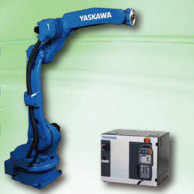 Robot công nghiệp GP25 với tải trọng 25KG và bộ điều khiển robot YRC1000 làm bộ phận thiết bị xử lý vật liệu