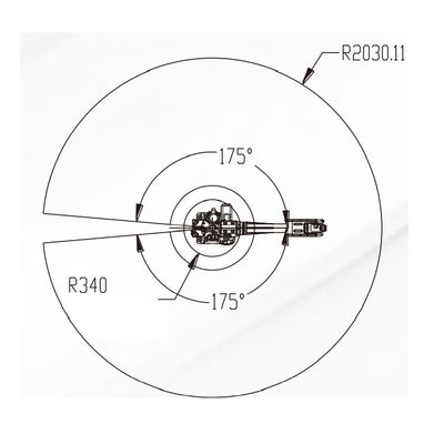 Robot công nghiệp Trung Quốc với cánh tay robot công nghiệp tiếp cận 6 trục 2032MM để tải và dỡ hàng