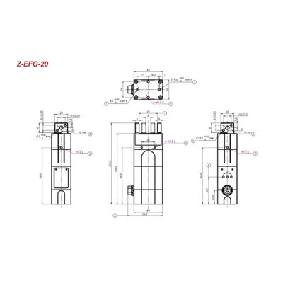 Tay cầm điện để cân tự động Cánh tay rô bốt 6 trục Hitbot Z-EFG-20