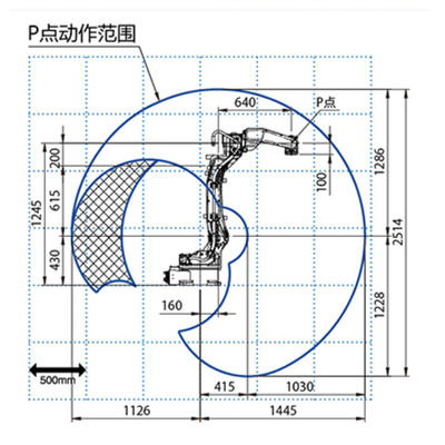 Robot hàn MIG 6 trục Máy hàn rô bốt ô tô OTC FD-B6