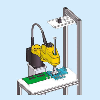 Robot mini SR-3iA của 4 bộ điều khiển công nghiệp Aixs làm robot Scara để lắp ráp động cơ và xử lý vật liệu