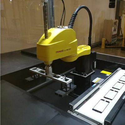 4 Aixs Scara Robot SR-3iA với cánh tay robot tải trọng 3kg làm máy chọn và đặt cho thiết bị xử lý vật liệu