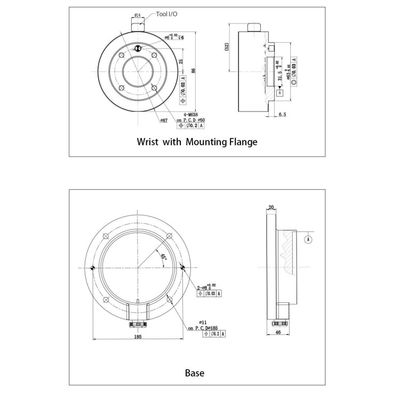 AUBO Robot cộng tác lớn nhất của AUBO i16 với bộ điều khiển tải trọng 16KG để pha chế và lắp ráp động cơ