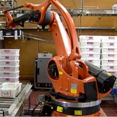 Giá Robot Palletizer KR 120 PA 5 Trục Robot đóng gói cánh tay robot công nghiệp