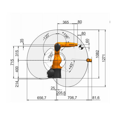 Robot hàn tự động KR 6 R700 6 trục Robot hàn robot hàn