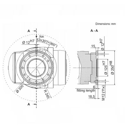 Cánh tay robot công nghiệp 6 trục KR 500 R2830 Kuka Robot công nghiệp với tải trọng định mức là 500 Kg Robot công nghiệp