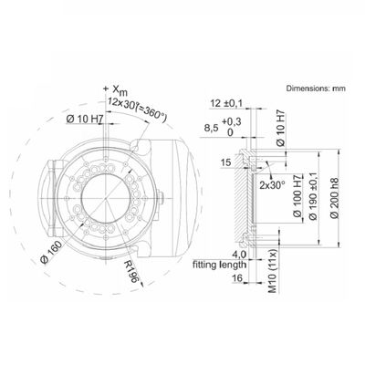 Robot công nghiệp cánh tay robot công nghiệp 6 trục với tải trọng định mức là 210 kg robot công nghiệp kuka