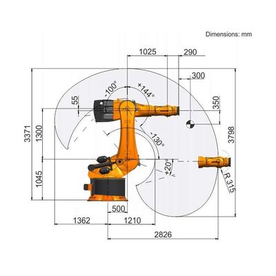 Robot hàn laser KR 600 R2830 để hàn laser như thiết bị hàn khác