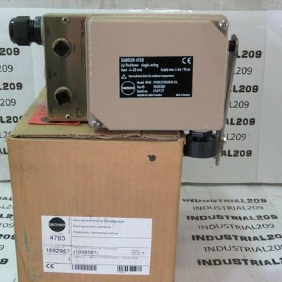 Bộ định vị khí nén điện tử Samson 4763 với bộ phận van cho van điều khiển làm bộ định vị van