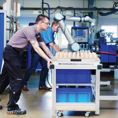Robot lắp ráp cánh tay robot 6 trục UR16e cho robot hợp tác điện tử
