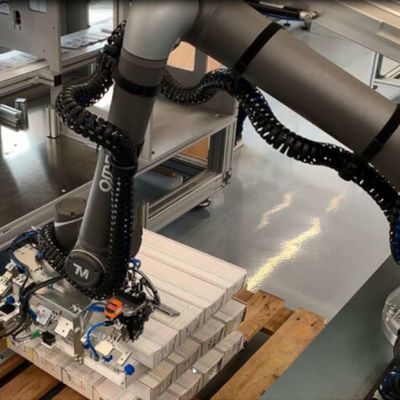 Robot xử lý vật liệu TM5M-700 Cánh tay robot 6 trục làm robot cộng tác