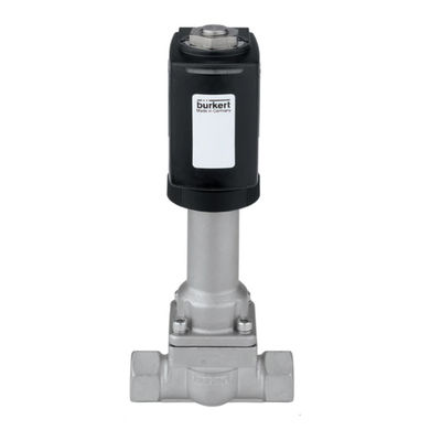 Van pit tông loại 6026 với 2/2 chiều được phân tách bằng phương tiện truyền thông để tác động trực tiếp của van điều khiển Burkert