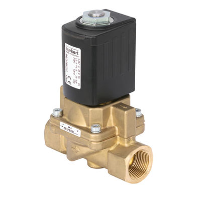 Burkert Loại 6407 làm van piston trợ lực Servo 2/2 chiều Thích hợp cho khí và hơi của thân van