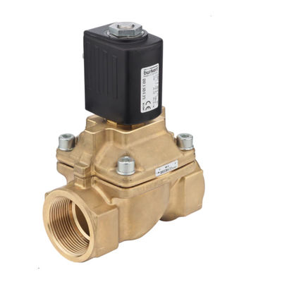 Burkert Loại 6407 làm van piston trợ lực Servo 2/2 chiều Thích hợp cho khí và hơi của thân van