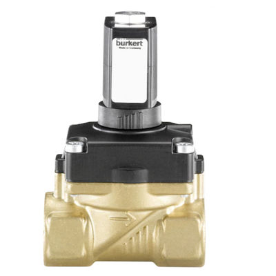 Thân van nhỏ gọn của loại 6211 Van màng 2/2 đường Servo hỗ trợ như van điện từ