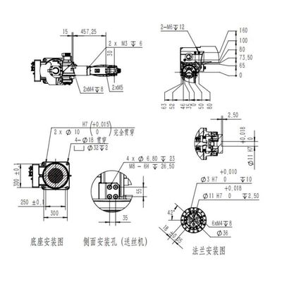 Robot hàn MIG của Robot hàn TKB1400-6KG-1412mm Máy hàn robot
