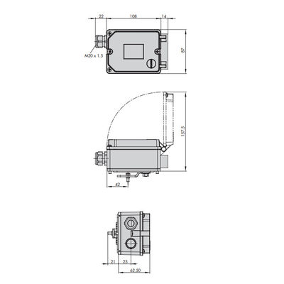 Bộ định vị khí nén Samson 3725 của bộ định vị van làm phụ kiện van có van